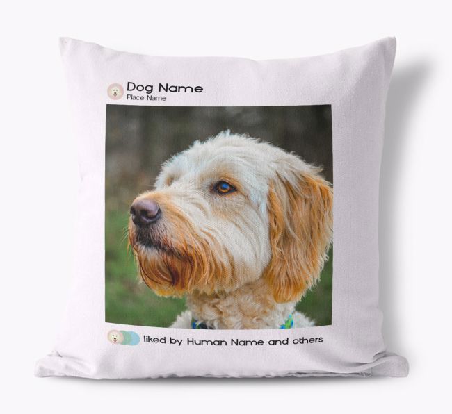  Liked By... : Personalized {breedFullName} Photo Upload Pillow